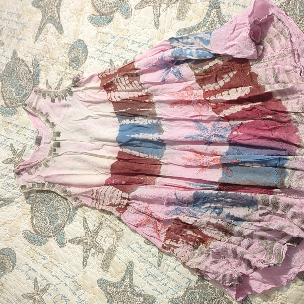 Shoreline Multicolor Swim Coverup